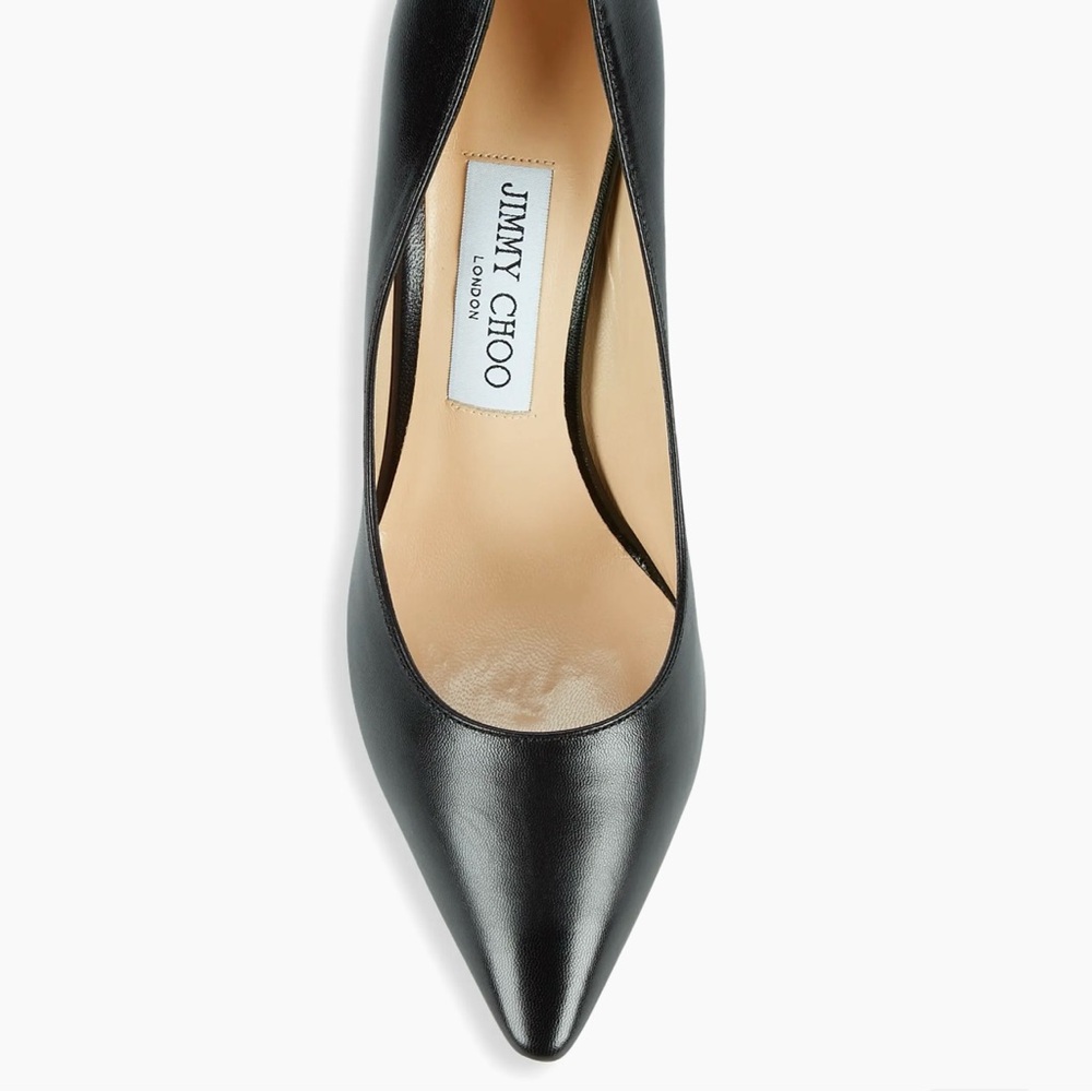 NWT Jimmy Choo Agnes Black Women's Pumps Size 37 - Picture 5 of 8